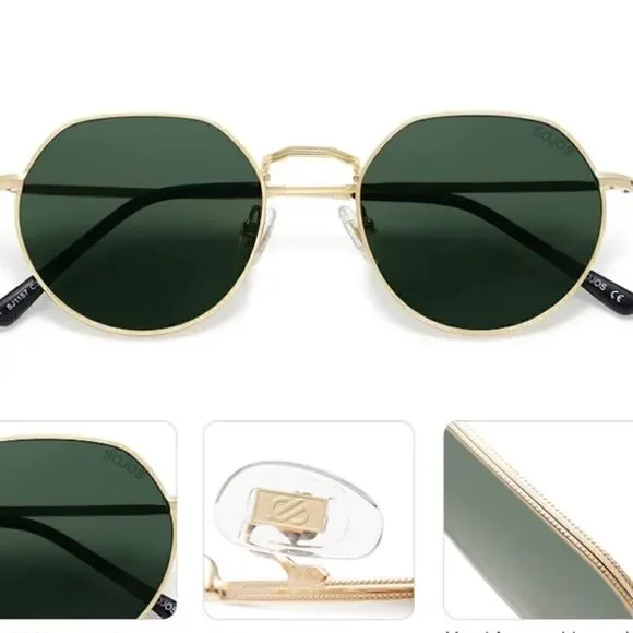 Round Polygon Frame Sunglasses  - Picture 3 of 3